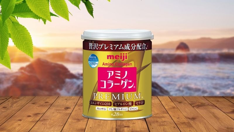 Bột Collagen Meiji Amino Premium Nhật Bản 200g