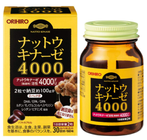 Viên Uống Chống Đột Quỵ Orihiro Nattokinase 4000FU