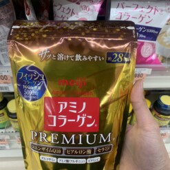 Bột Collagen Meiji Amino Premium Nhật Bản 196g