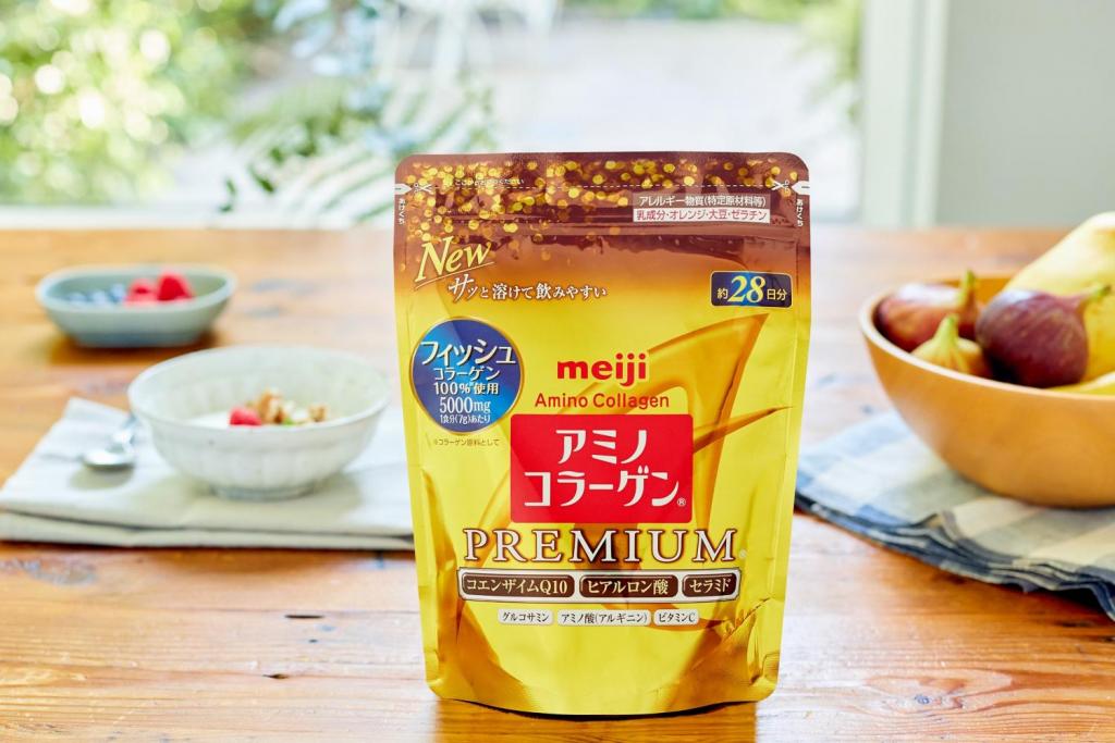 Review Bột Collagen Meiji Amino Premium Nhật Bản 196g