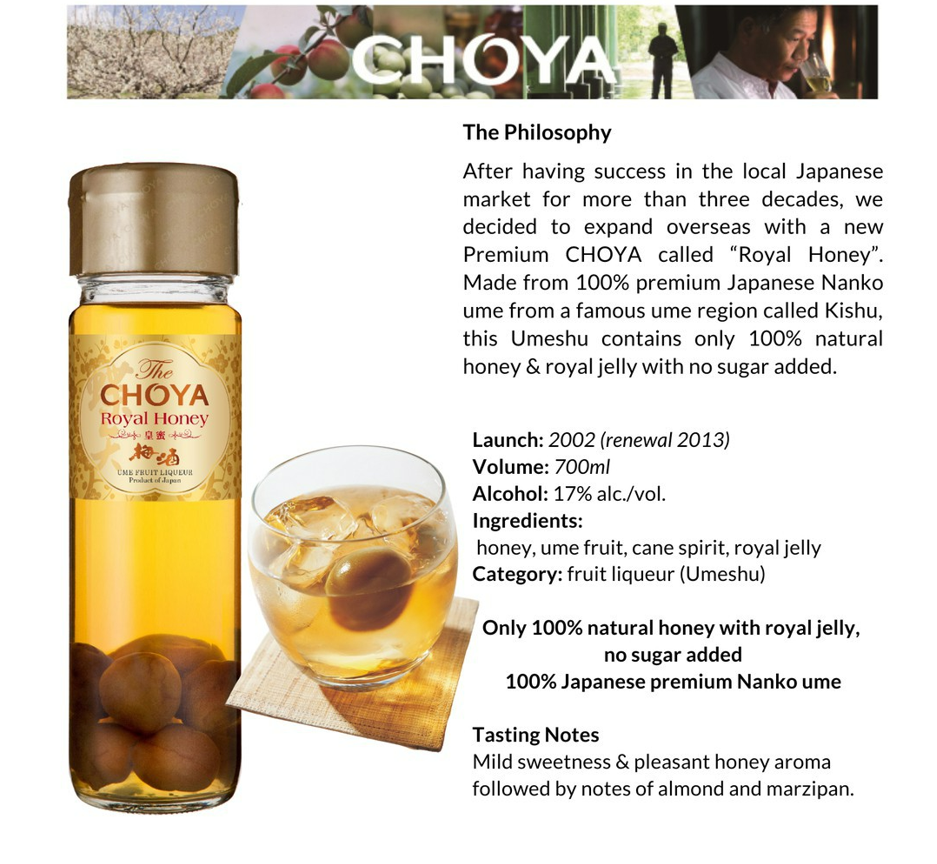 Rượu Mơ Choya Royal Honey Nhật Bản 700ml